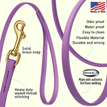 Viper K9 Biothane Working Dog Leash Waterproof Lead for Tracking Training Schutzhund Dog Sport & Sea...