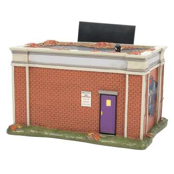 Department 56 Elvira Mistress of The Dark Village Big Time Video Store Lit Building, 6 Inch, Multico...