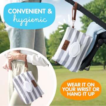 Bumco Mini Diaper Bag with Cream Applicator for Easy Travel