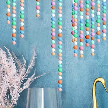 Jyongmer 101 PCS Silicone Beads, 15mm 12 mm Silicone Beads for Keychain Making 14mm Polygonal Colorful Silicone Beads Bulk with Rope for DIY Necklace Bracelet Jewelry Crafts (Beads-Set A)