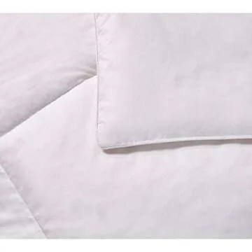 Royal Luxe White Kathy Ireland Feather Goose Down Comforter-All Season Warmth, Full-Queen