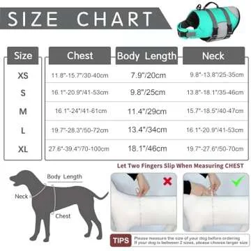 Dogcheer Dog Life Jacket for Safety in Water Activities