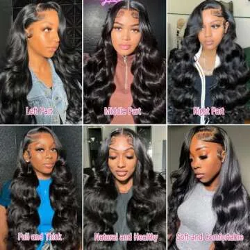 Tiwugi 30 Inch Body Wave Lace Front Wigs Human Hair Pre Plucked 13x4 HD Lace Front Wigs Human Hair 180% Density Body Wave Glueless Frontal Wigs Human Hair for Women