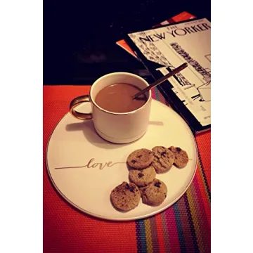 Elegant Porcelain Coffee Mug Set with Gold Trim for All Occasions