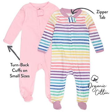 HonestBaby Organic Cotton Pajamas for Infants - 2-Pack