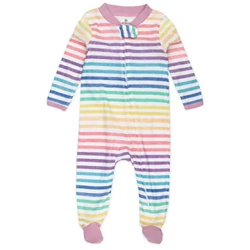 HonestBaby Organic Cotton Pajamas for Infants - 2-Pack