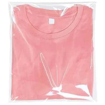 100 Pieces (9x12 Inch) Clear Plastic Bags for Packaging, Clothing & T-Shirts Strong Packing Self Adhesive Cellophane Bag