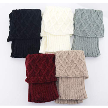 Bestjybt Stylish Boot Cuffs for Women - Warm and Cozy