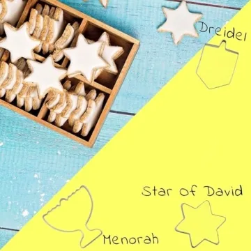 Premium Hanukkah Cookie Cutter Set for Memorable Baking Moments