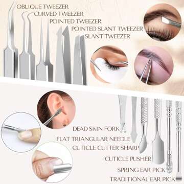 16 Pcs Blackhead Remover Tools for Flawless Skin Everywhere