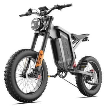 X21 Electric Bike for Adults 2000W 35AH Samsung Battery Off Road Snow Electric Bicycle, Up to 30MPH,...