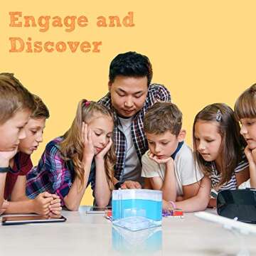 NAVADEAL Ant Farm Castle Experiment and Toy Allows Study of Social Structure, Architecture, Ecosystem, and The Behavior of Ants Within The 3D Maze of Translucent Gel