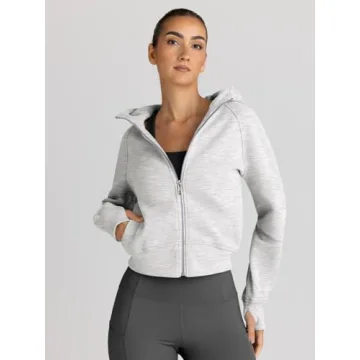 Trendy Queen Women's Zip Up Fleece Hoodie for Fall
