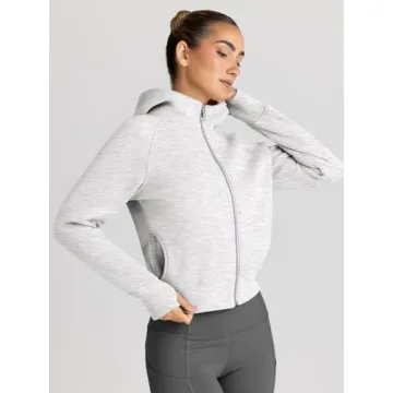 Trendy Queen Women's Zip Up Fleece Hoodie for Fall