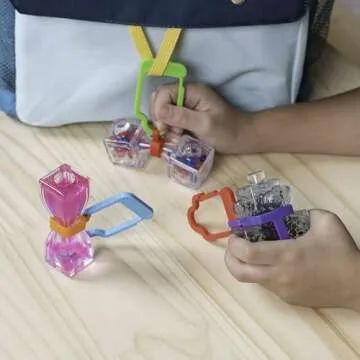 Goliath Fidget Blox 3 Pack with Back Pack Clip (Amazon Exclusive) | Sound, Touch, Vision Sensory Fidget Toys | Safe & Reliable | Ages 5+