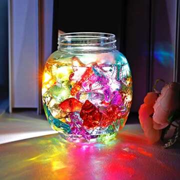 HAPTIME 100 Pcs Sensory Bin Filler for Ocean Fun