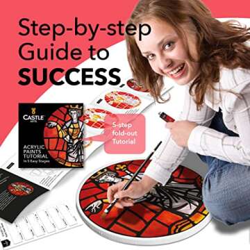 Castle Art 12ml Acrylic Paint Set for Beginners and Artists