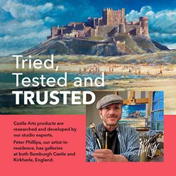 Castle Art 12ml Acrylic Paint Set for Beginners and Artists