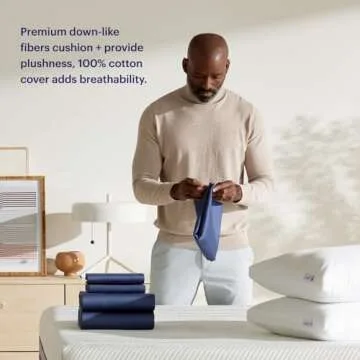 Purple Cloud King Pillow - Hypoallergenic Gel Fiber Comfort