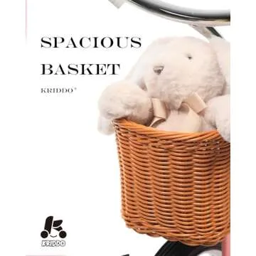 KRIDDO Classic All Metal Toddler Trike, Gift for Boys and Girls Ages 2 to 4 Year Old, Tricycle for 1 to 3 Year Olds, Sturdy Rear Deck, Deluxe Steer and Ergonomics Grip, Indoor and Outdoor, Pink