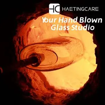 Haetingcare Hand Blown Glass Vase with Unique Design, Clear Glass Vase with Handles in Purse Shape for Decor, Good for Floral Arrangement, Centerpiece & Home Decor_Short