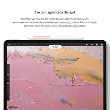 3 Pack iPencil Grips Case Cover Silicone Sleeve Holder Compatible with Apple Pencil (USB-C)&Apple Pencil (2nd Generation),iPad Pro 11 12.9 inch 2018(White, Pink, Purple)