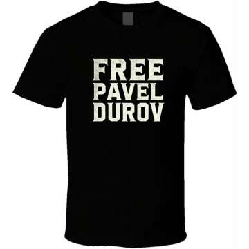 Free Pavel Durov T-Shirt: Support Privacy & Innovation