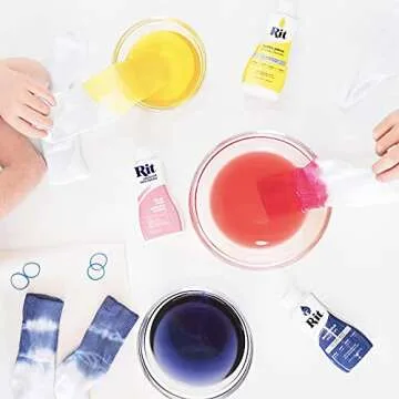 Transform Fabrics with Rit All-Purpose Dye in Denim Blue