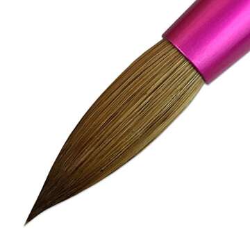 PANA Kolinsky Acrylic Nail Brush - Size 10 - Stunning Design