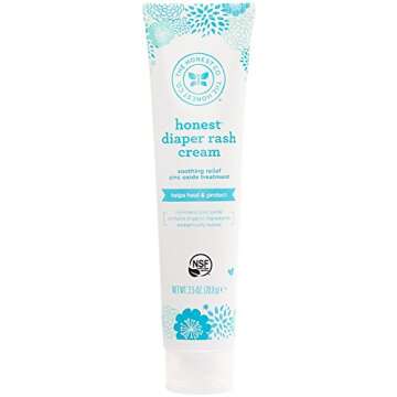 Honest Diaper Rash Cream, 2.5 Ounce