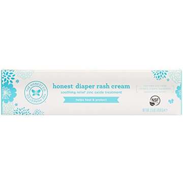 Honest Diaper Rash Cream, 2.5 Ounce