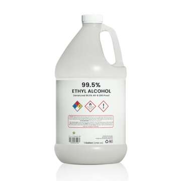 Ethyl Alcohol 99.5% Denatured 40-B 200 Proof Alcohol by Natural Cosmetic Labs | Made in The USA | Gallon - Pack of 1