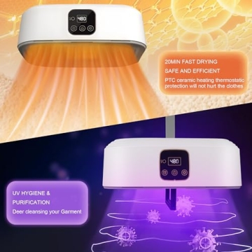 Compact Portable Clothes Dryer for Travel & Home