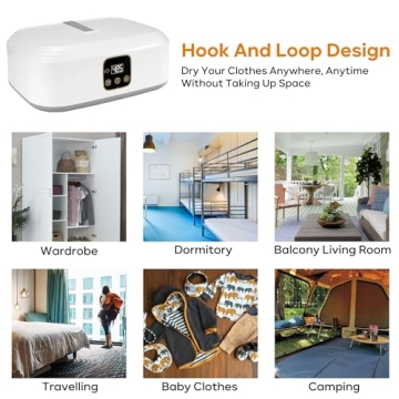 Compact Portable Clothes Dryer for Travel & Home