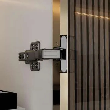 Homsee Bookcase Bookshelf with 5-Tier Shelves, 4 Glass Doors and LED Lights, Wooden Display Storage Cabinet for Home Office, Living Room, White (31.5”W x 14.2”D x 78.7”H)