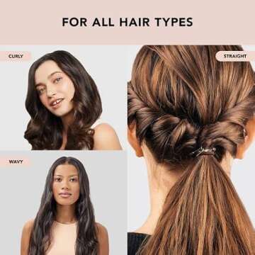 Kitsch Hair Bungee - Bungee Hair Ties with Hooks | Hair Tie Clip & Hair Bungee Cords with Hooks for Updos | Hair Hook & Ponytail Hook for Long Hair | Ponytail Bungee Bands, 6pcs (Brown)