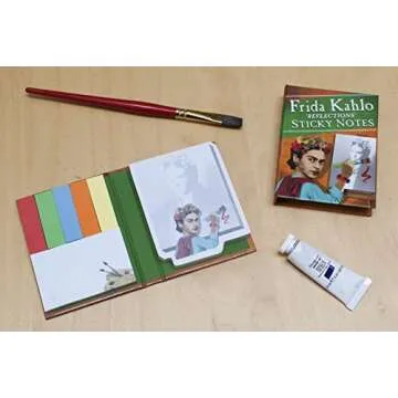 Frida Kahlo Themed Sticky Notes Booklet for Art Lovers