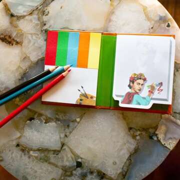 Frida Kahlo Themed Sticky Notes Booklet for Art Lovers