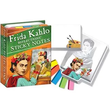 Frida Kahlo Themed Sticky Notes Booklet for Art Lovers
