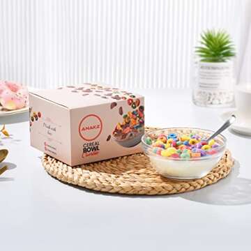 Cereal Candle Bowl - Vanilla Scented Food Candles Aesthetic - Cute Candles for Cool Gifts - 3 Wicks ...