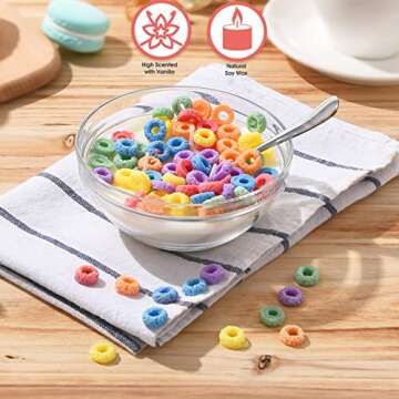 Cereal Candle Bowl - Unique Vanilla Scented Candle Gift