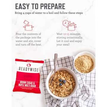READYWISE - Prepper Pack Bucket, 52 Servings, Emergency, MRE Meal & Drink Supply, Premade, Freeze Dr...