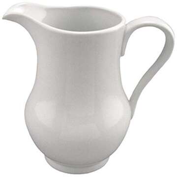 BIA Cordon Bleu 2-Quart Serving Pitcher, White - Versatile & Elegant