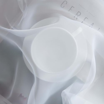 HLC.ME Sheer Voile Curtains Set for Home Decor