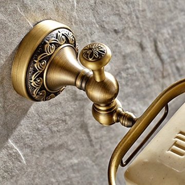 7Trees Vintage Brass Wall Mounted Soap Dish for Bathroom