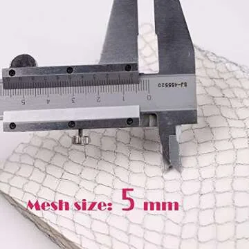 Smilco Hair Net, 100 Pcs Elastic Mesh for All Hair Types