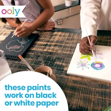 Ooly Neon Watercolor Paint Set for Kids and Adults