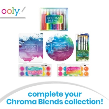 Ooly Neon Watercolor Paint Set for Kids and Adults