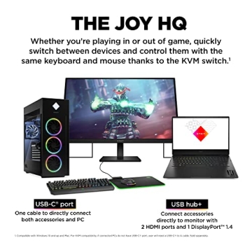 HP OMEN 27k UHD 144Hz Gaming Monitor for All Users
