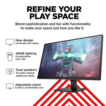 HP OMEN 27k UHD 144Hz Gaming Monitor for All Users